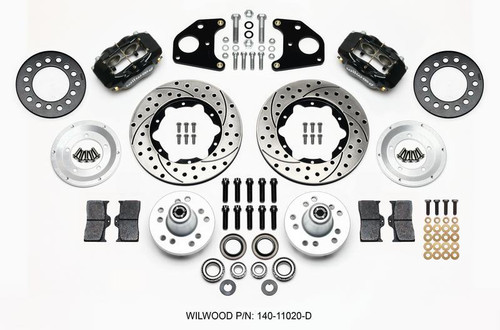 Wilwood Forged Dynalite Front Kit 11.00in Drilled for 62-72 CDP B & E Body-Drum