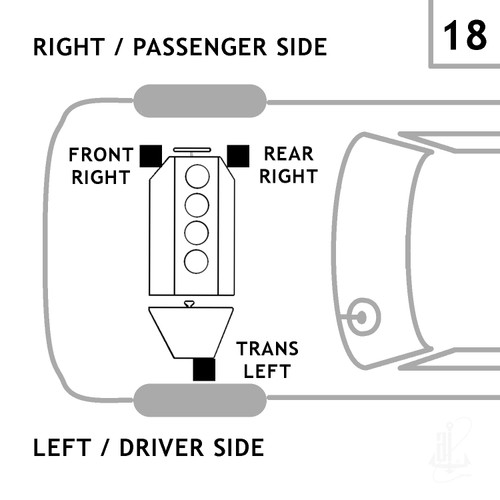 Engine Mount 2840 - diagram