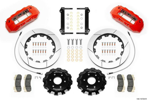 Wilwood TX6R Front Brake Kit 16in Red w/ Lines for 2019 Cadillac/Chevrolet/GMC