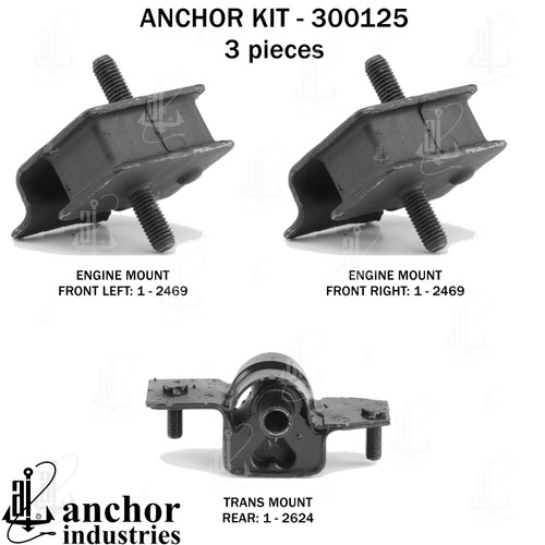 Engine Mount Kit 300125 - front view