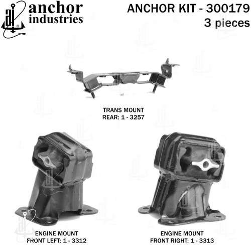 Engine Mount Kit 300179 - front view