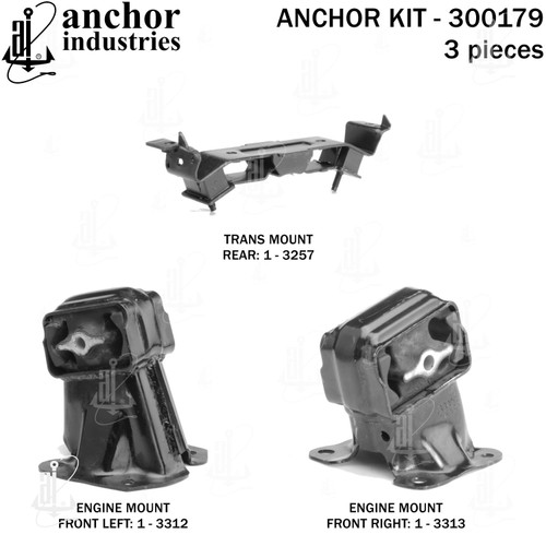 Engine Mount Kit 300179 - back view