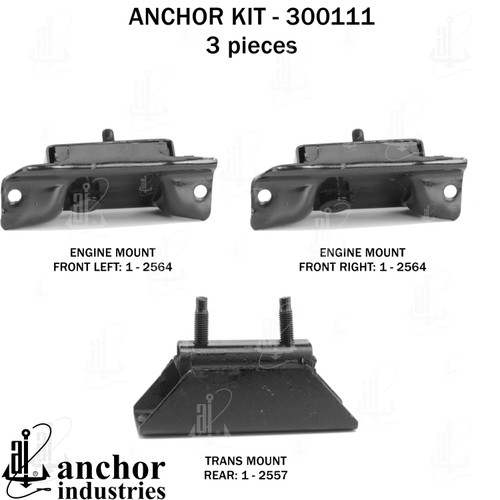 Engine Mount Kit 300111 - back view