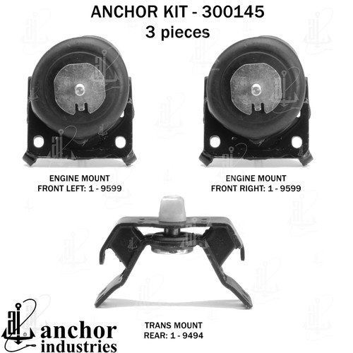 Engine Mount Kit 300145 - front view
