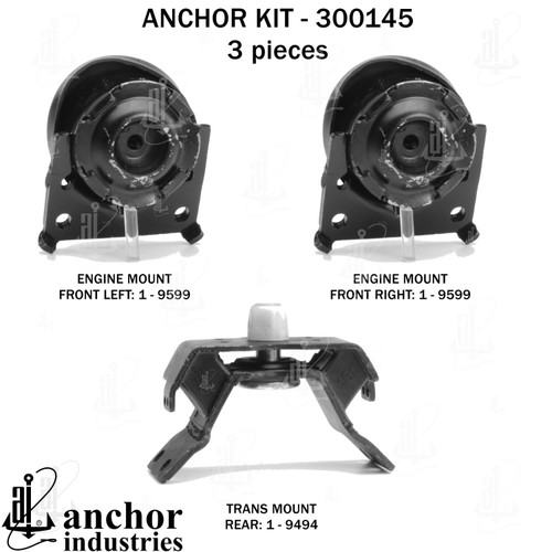 Engine Mount Kit 300145 - back view