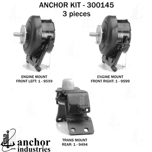 Engine Mount Kit 300145 - left view