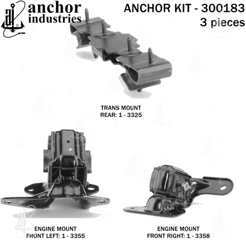 Engine Mount Kit 300183 - left view