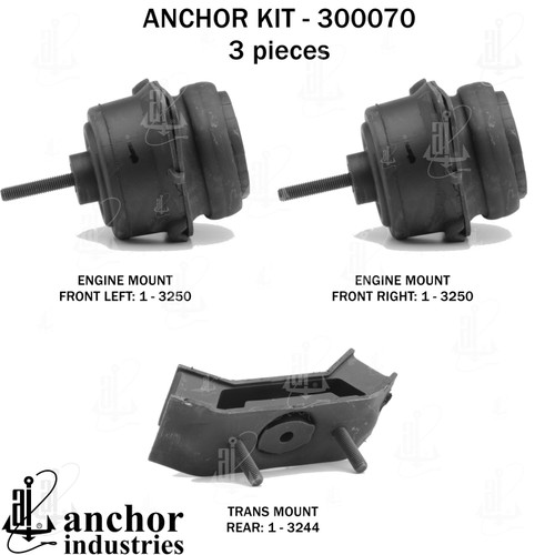 Engine Mount Kit 300070 - back view