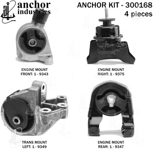 Engine Mount Kit 300168 - front view