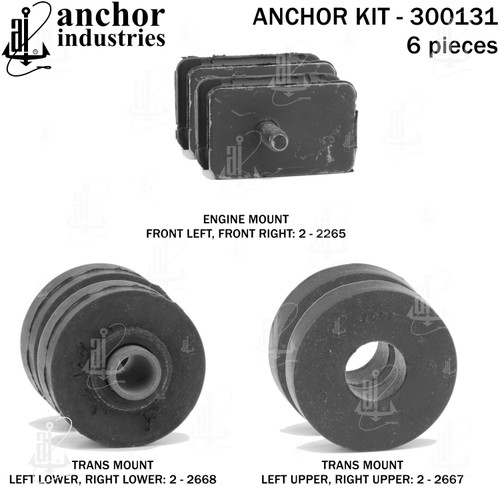 Engine Mount Kit 300131 - back view