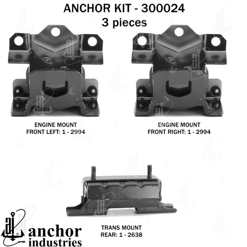 Engine Mount Kit 300024 - front view
