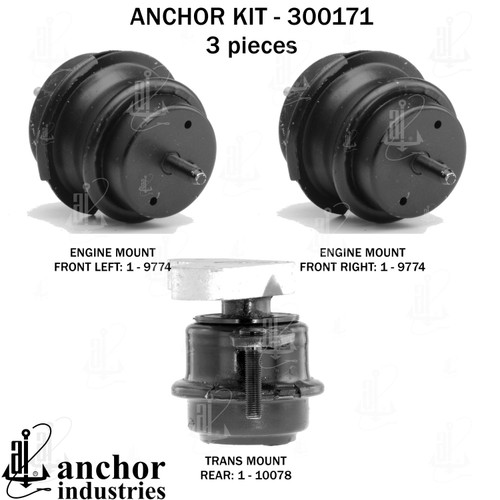 Engine Mount Kit 300171 - left view