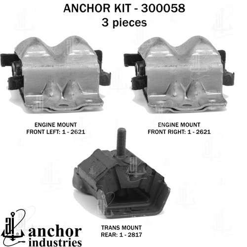 Engine Mount Kit 300058 - left view