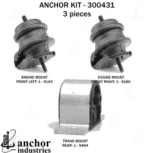 Engine Mount Kit 300431 - left view