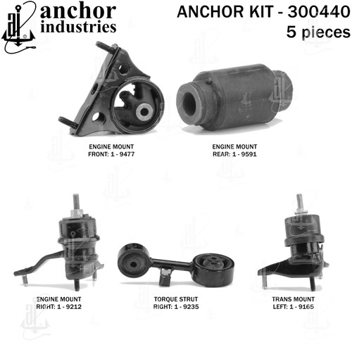Engine Mount Kit 300440 - back view
