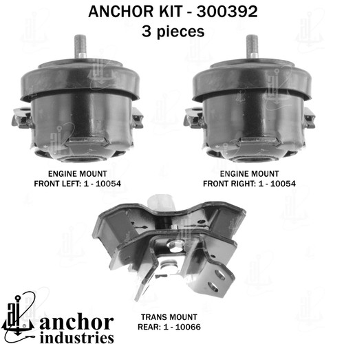 Engine Mount Kit 300392 - back view
