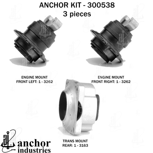 Engine Mount Kit 300538 - back view