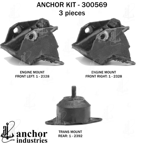 Engine Mount Kit 300569 - back view