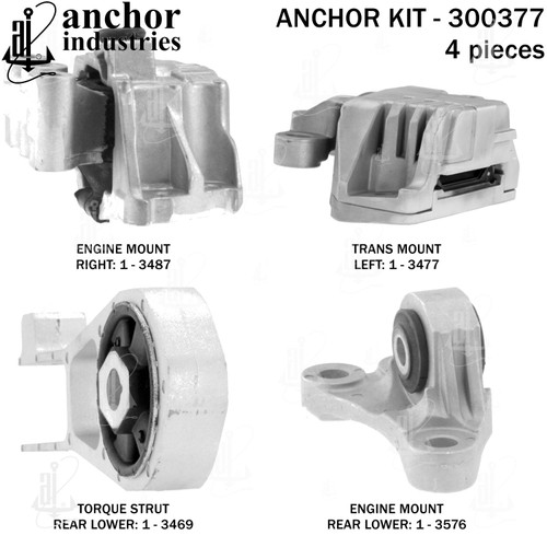 Engine Mount Kit 300377 - left view