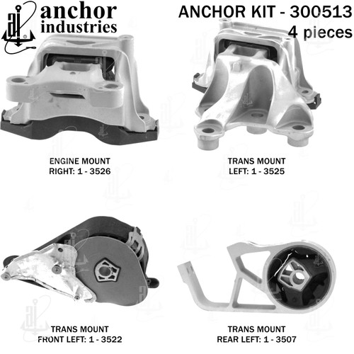 Engine Mount Kit 300513 - front view