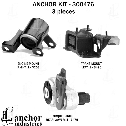 Engine Mount Kit 300476 - right view