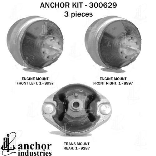 Engine Mount Kit 300629 - front view
