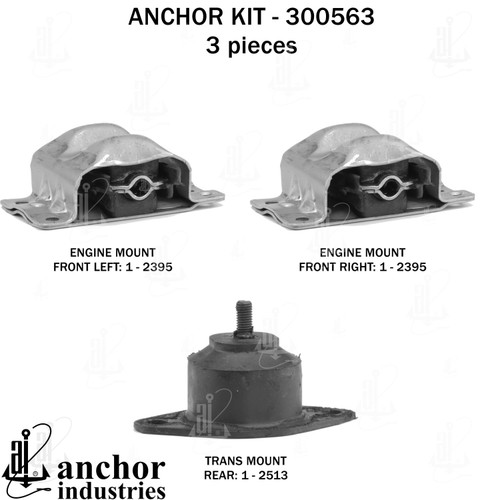 Engine Mount Kit 300563 - back view
