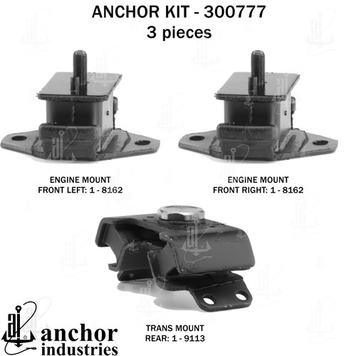 Engine Mount Kit 300777 - left view