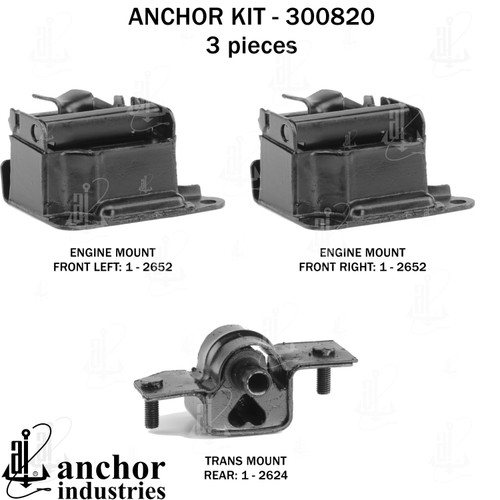 Engine Mount Kit 300820 - back view