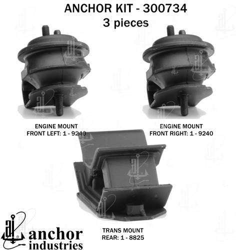 Engine Mount Kit 300734 - left view