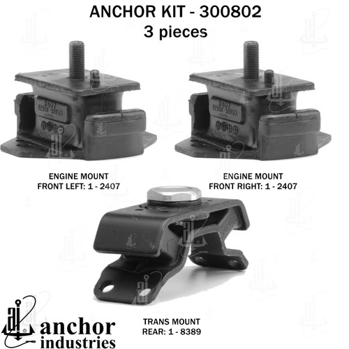 Engine Mount Kit 300802 - left view