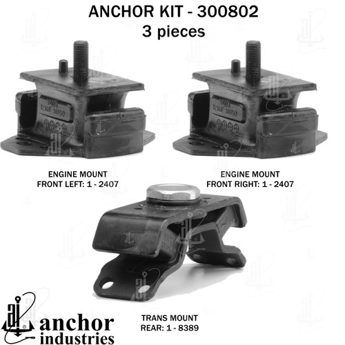 Engine Mount Kit 300802 - right view