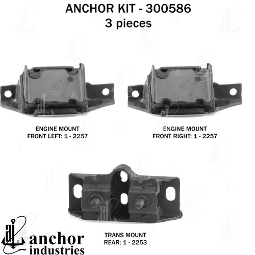 Engine Mount Kit 300586 - front view