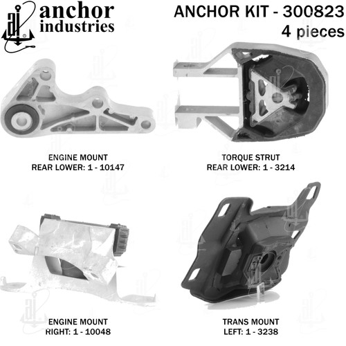 Engine Mount Kit 300823 - back view