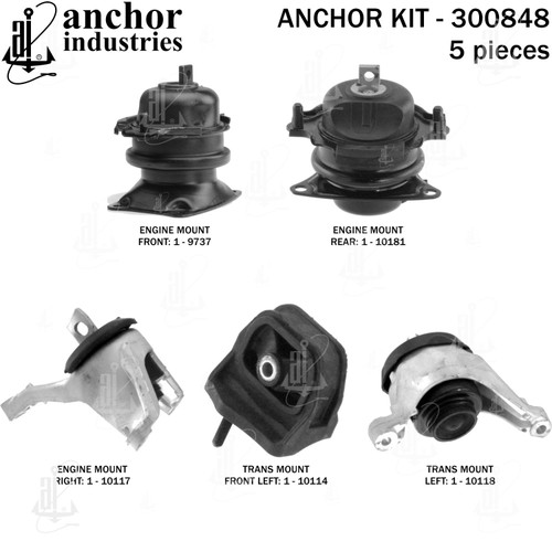 Engine Mount Kit 300848 - back view