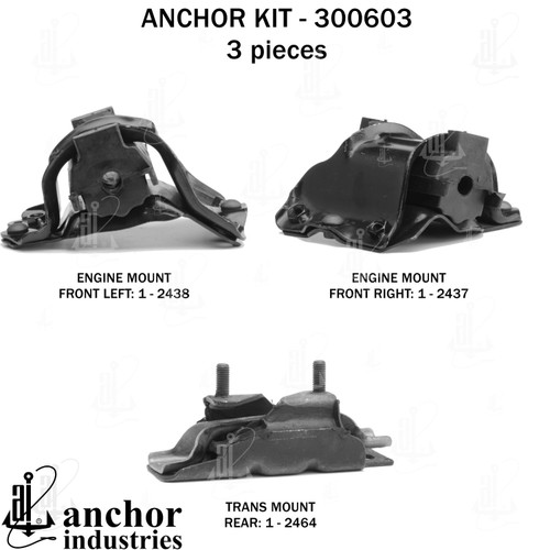 Engine Mount Kit 300603 - front view