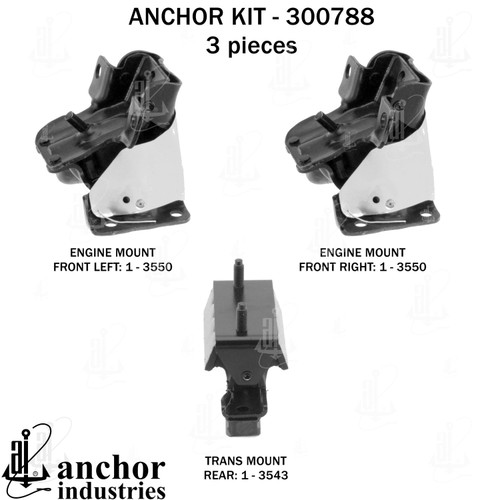 Engine Mount Kit 300788 - left view