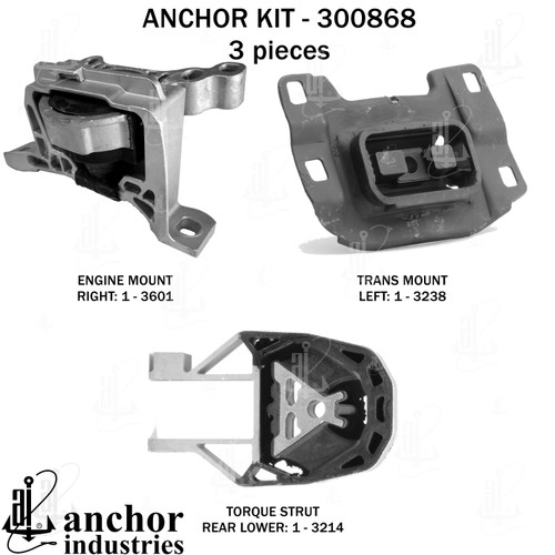 Engine Mount Kit 300868 - front view