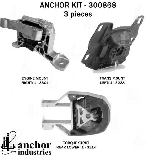 Engine Mount Kit 300868 - back view