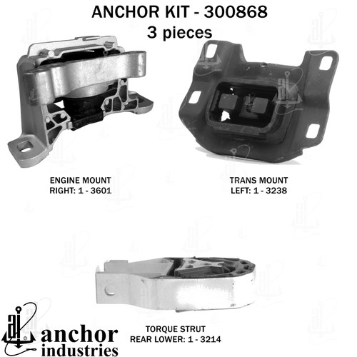 Engine Mount Kit 300868 - left view