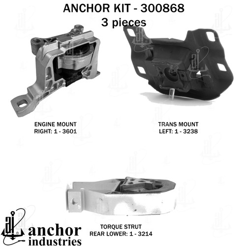 Engine Mount Kit 300868 - right view