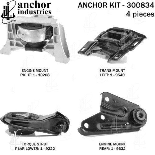 Engine Mount Kit 300834 - front view