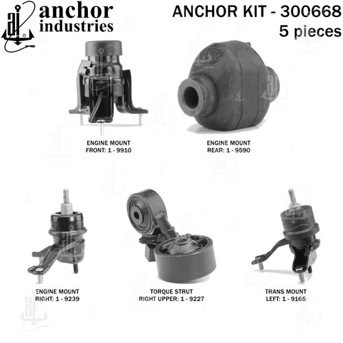 Engine Mount Kit 300668 - left view