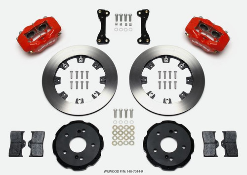 Wilwood Forged Dynalite Front Hat Kit 12.19in Red for 02-06 Acura RSX-5 Lug