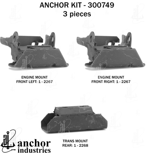 Engine Mount Kit 300749 - back view