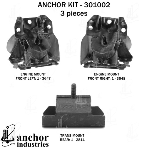 Engine Mount Kit 301002 - front view