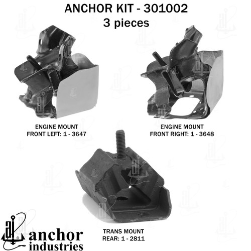 Engine Mount Kit 301002 - left view