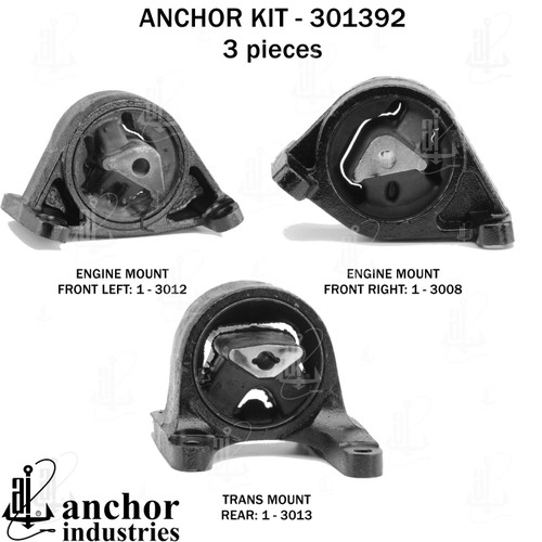 Engine Mount Kit 301392 - front view