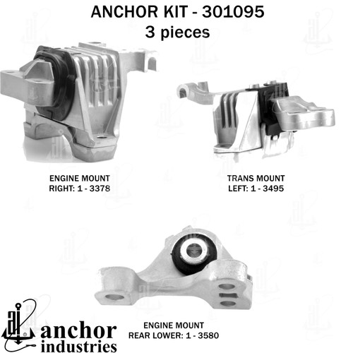 Engine Mount Kit 301095 - front view