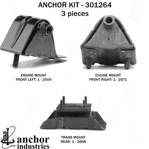 Engine Mount Kit 301264 - front view